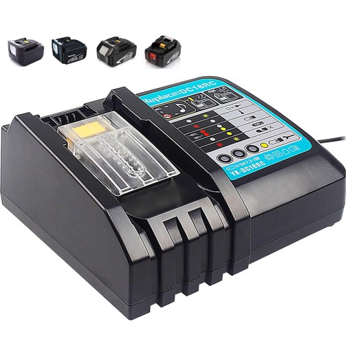 DO MAKITA DC18 RC Ładowarka akumulatorów Li-ion 14.4V - 18V