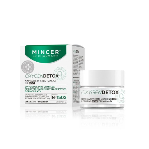 Mincer Pharma Oxygen Detox naprawczy krem-maska na noc No.1503 50ml