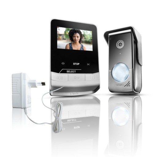 SOMFY WIDEODOMOFON Z PILOTEM DO BRAM V100+ 2 KABLE