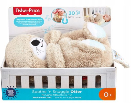 FISHER PRICE SZUMIĄCY USPOKAJACZ ODDYCHAJĄCA WYDRA FXC66