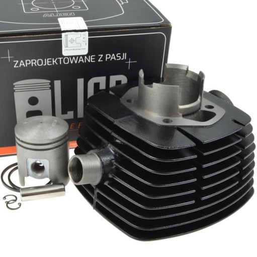 CYLINDER +TŁOK 125 52.50 2 szlif DO WSK 125 B1 B3 GARBUSKA ALIEN