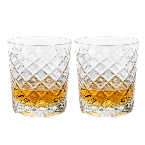 Kryształowe szklanki do whisky kr1/b 2szt.