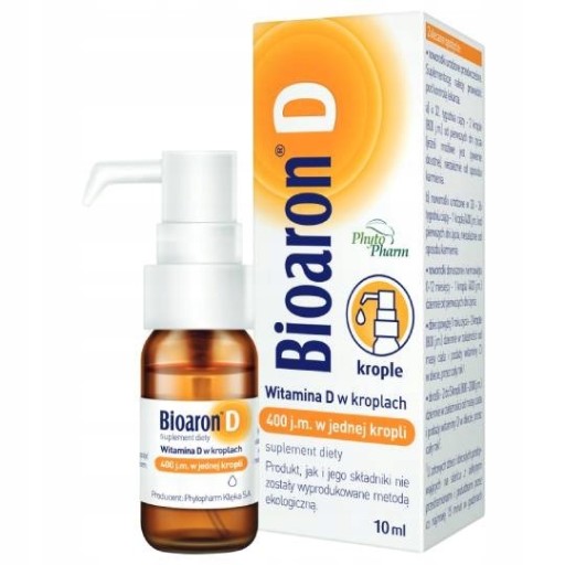 BIOARON D witamina 400 j.m. krople dla dzieci 10ml