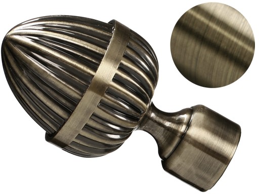 19 mm ODEON zakończenie do karnisza ZŁOTY