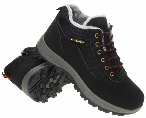 MĘSKIE BUTY OUTDOOR SPORTOWE LEKKIE CIEPŁE JESIENNO ZIMOWE TREKKINGOWE BUTY