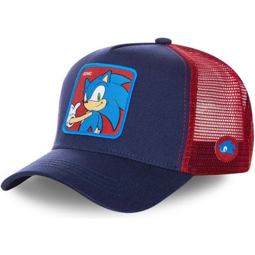 CZAPKA Z DASZKIEM SIATKA SONIC DLA DZIECI