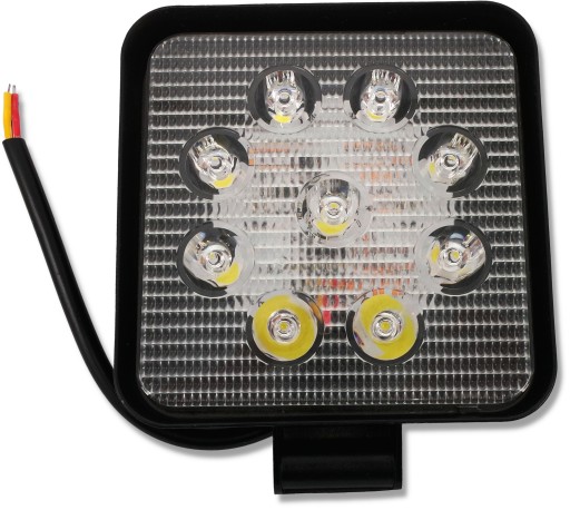 REFLEKTOR LAMPA ROBOCZA LED KWADRATOWA 12-30V 9W