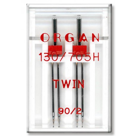 IGŁA ORGAN PÓŁPŁASKA PODWÓJNA GR. 90 ROZSTAW 2MM
