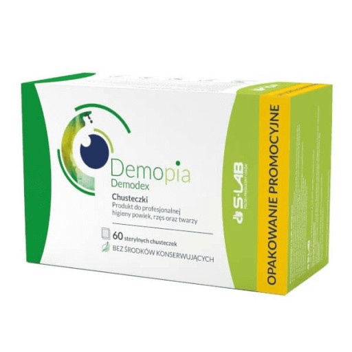 Demopia Demodex chusteczki do powiek 60szt.