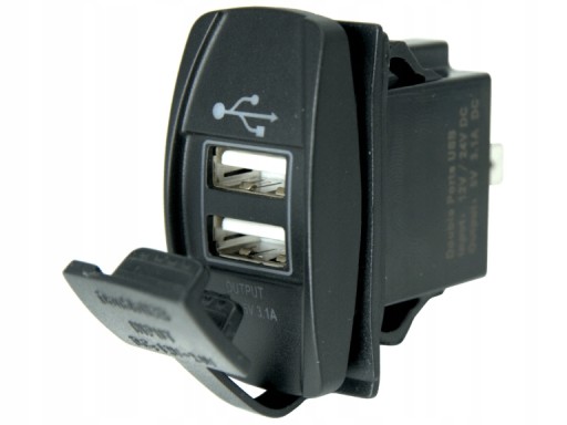 Gniazdo USB x 2 do ramki