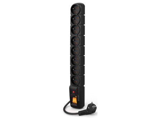 LISTWA ZASILAJĄCA PRZEPIĘCIOWA 8 GNIAZD 1.5m 230V