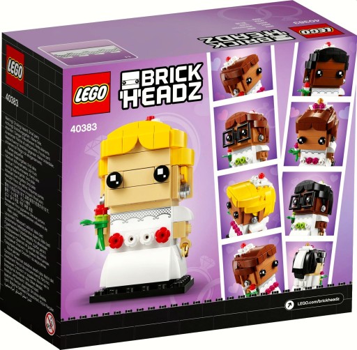 LEGO 40383 BrickHeadz Panna Młoda Klocki Oryginal