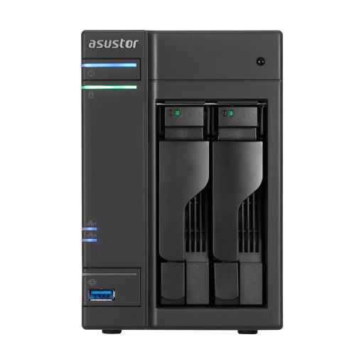 Serwer plików NAS Asustor AS6302T Celeron J3355 2GB 2xLAN CHMURA, SERWER