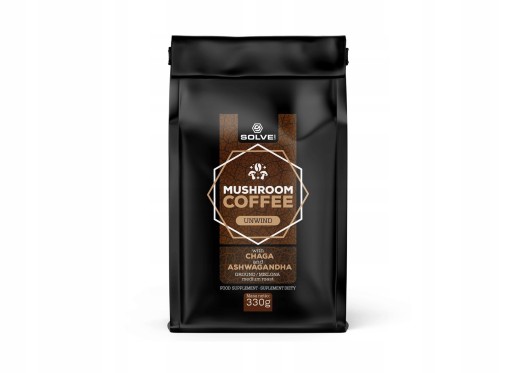 MUSHROOM COFFEE 330G kawa z Rhodiola i Lion's mane