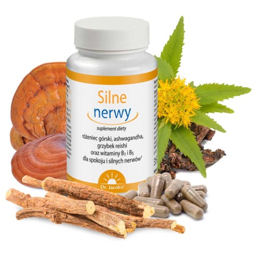 Suplement diety Dr. Jacob's Medical ashwagandha kapsułki 100 szt.