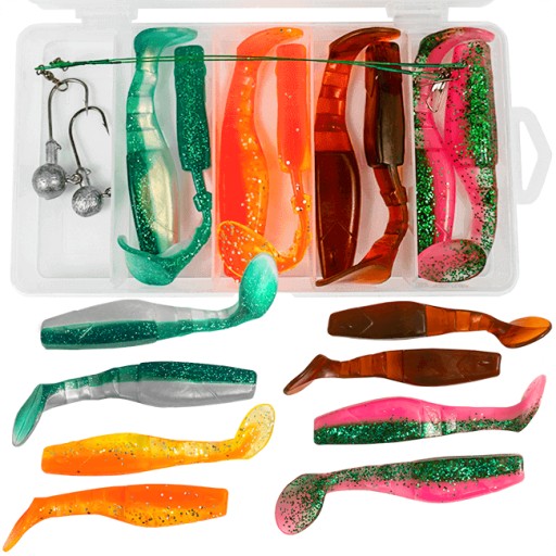 ZESTAW PRZYNĘT SPINNINGOWYCH 10 CM SAHIDO KILLER IMPACT MYSTIC SET 13 SZT