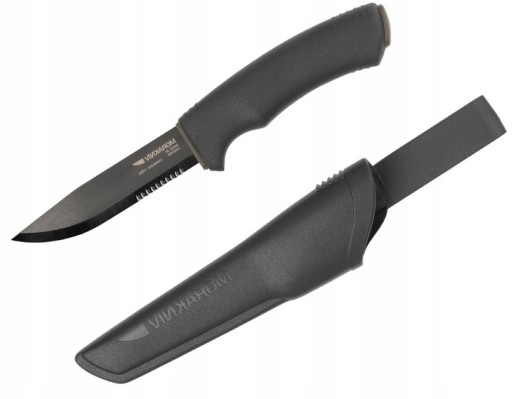 NÓŻ MORA BUSHCRAFT BLACK SRT STAL + ETUI