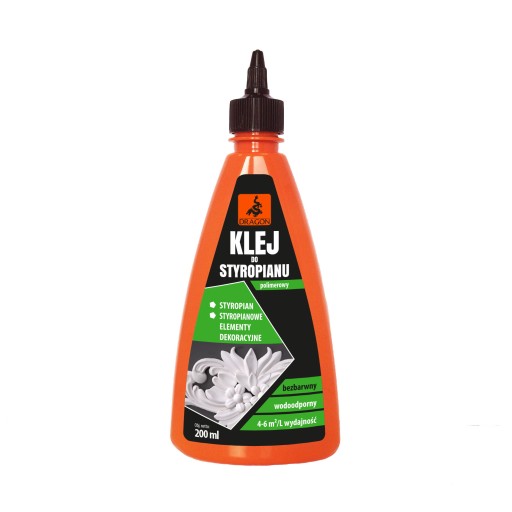 Klej do styropianu 200ml DRAGON