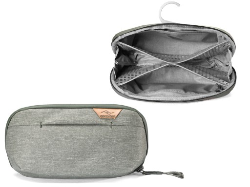 Kosmetyczka Travel Line Peak Design Wash Pouch Mała Szara