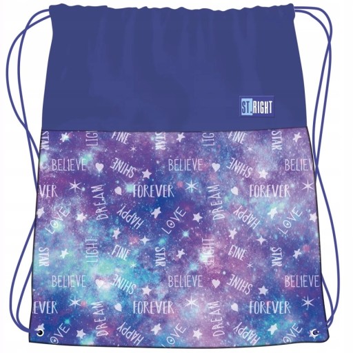 Worek na obuwie St.Right Galaxy Girl Gwiazdy