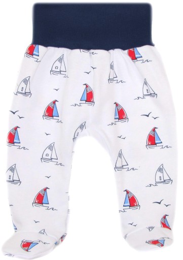 PÓŁŚPIOCHY BEZUCISKOWE r.62 KAIA-BABY MARINE /71/