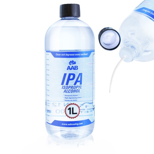 AAB ZMYWACZ-ODTŁUSZCZACZ ALKOHOL IZOPROPYL-OWY 1000ml 1L IZOPROPANOL 99.7%