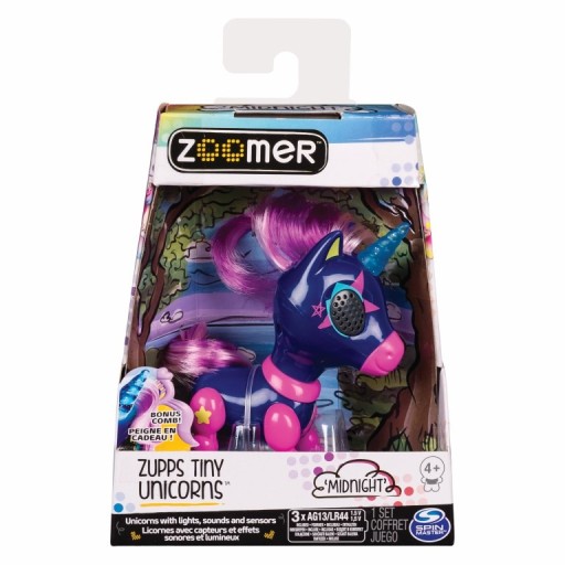 Spin Master Zoomer Interaktywny jednorożce Midnigh