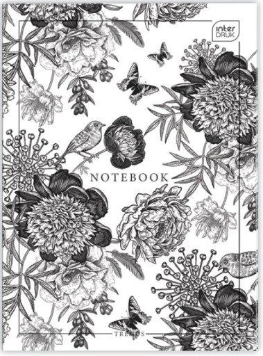 Zeszyt A4-60 INTERDRUK notebook TRENDS - GARDEN