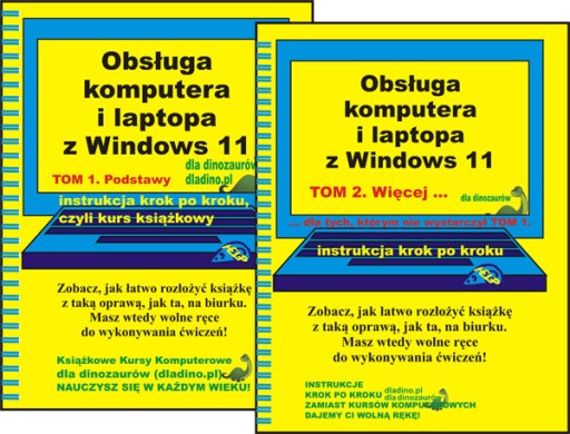 Obsługa komputera i laptopa z Windows 11 tomy I+II