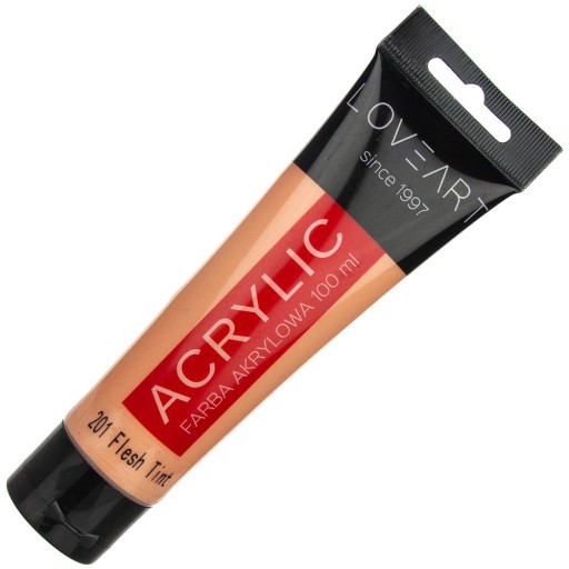 Farba akrylowa LOVEART 100 ml - cielista
