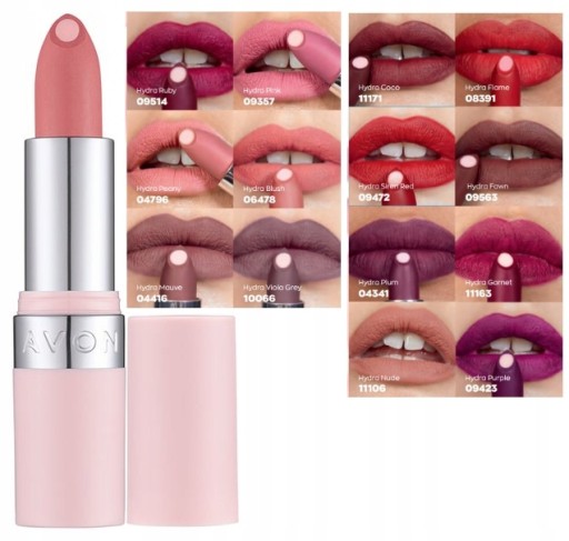 AVON MATOWA SZMINKA KWAS HIALURONOWY HYDRA FLAME