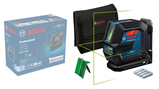 BOSCH LASER LINIOWY GLL 2-15 G + UCHWYT LB 10 0601063W00