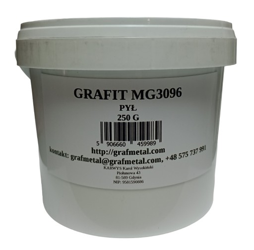 Grafit płatkowy proszek pył 250g MG3096