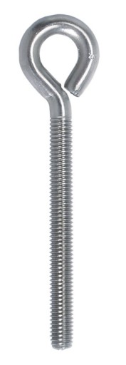 ŚRUBA OCZKOWA INOX A2 OCZKO Z GWINTEM 4X10