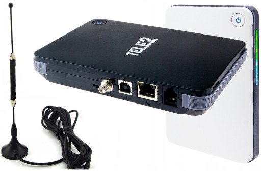 Bramka GSM RJ11 na kartę SIM pod telefon stacjonarny bez simlocka + antena