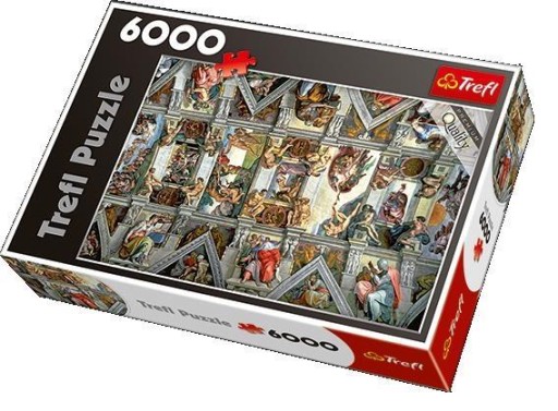 PUZZLE 6000 SKLEPIENIE KAPLICY SYKSTYŃSKIEJ TREFL