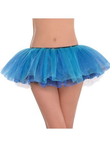 SPÓDNICZKA TUTU Z TIULU TURKUSOWA NA GUMCE