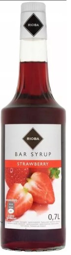SYROP BARMAŃSKI RIOBA TRUSKAWKA STRAWBERRY 700ML