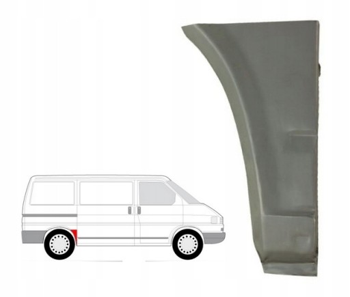 REPERATURKA BŁOTNIKA VW TRANSPORTER T4 krótki PR