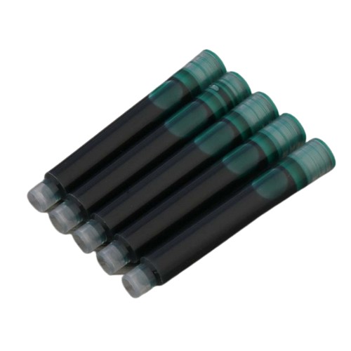 Naboje zielone do pióra 3,4 mm - 5 szt