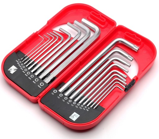 ZESTAW 18 KLUCZY IMBUSOWYCH TORX PRO ZK006