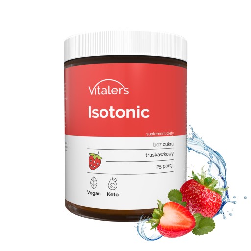 Vitaler's Isotonic Truskawkowy w Proszku Energia Nawodnienie 250 g