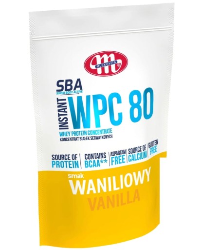 Mlekovita SBA WPC80 instant 700g - Waniliowy