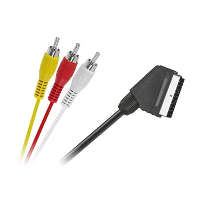 Kabel Euro-3RCA chinch 1,5m
