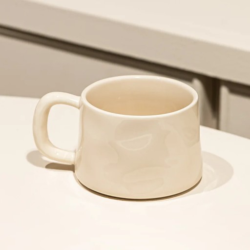 Ceramic Coffee Mug French Style Afternoon Tea Cup And Snack Saucer Set