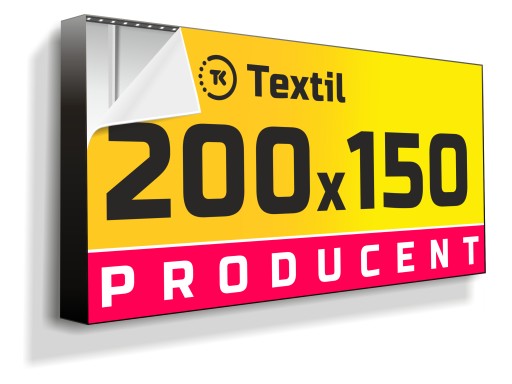 Kaseton reklamowy LED TEXTIL 200x150cm