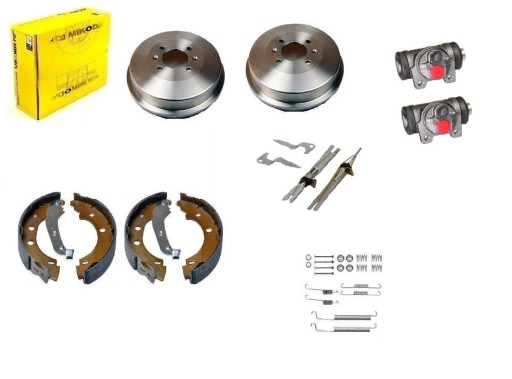 BĘBNY SZCZĘKI CYLINDERKI ROZPIERAKI PARTNER BERLINGO XSARA PICASSO KPL.