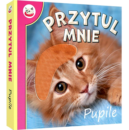 KSIĄŻECZKA KSIĄŻKA SENSORYCZNA PRZYTUL MNIE PUPILE