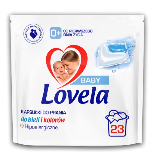 Kapsułki Lovela pranie uniwersalne 23 sztuki