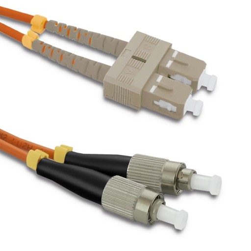 Qoltec Patchcord światłowodowy SC/UPC - FC/UPC | Multimode | 50/125 | 3m